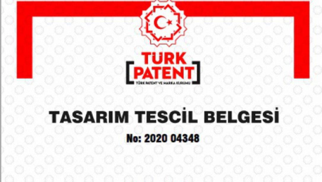 Osman Aydınlı MTAL Türk Patent Kurumundan tescil belgesi alarak bir başarıya daha imza attı