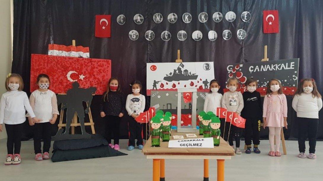 Ahmet Hanife Paralı Anaokulu - 18 Okul18 Mart Çanakkale Zaferi Destanı Uzaktan Belgesel e-Twinning Projesi