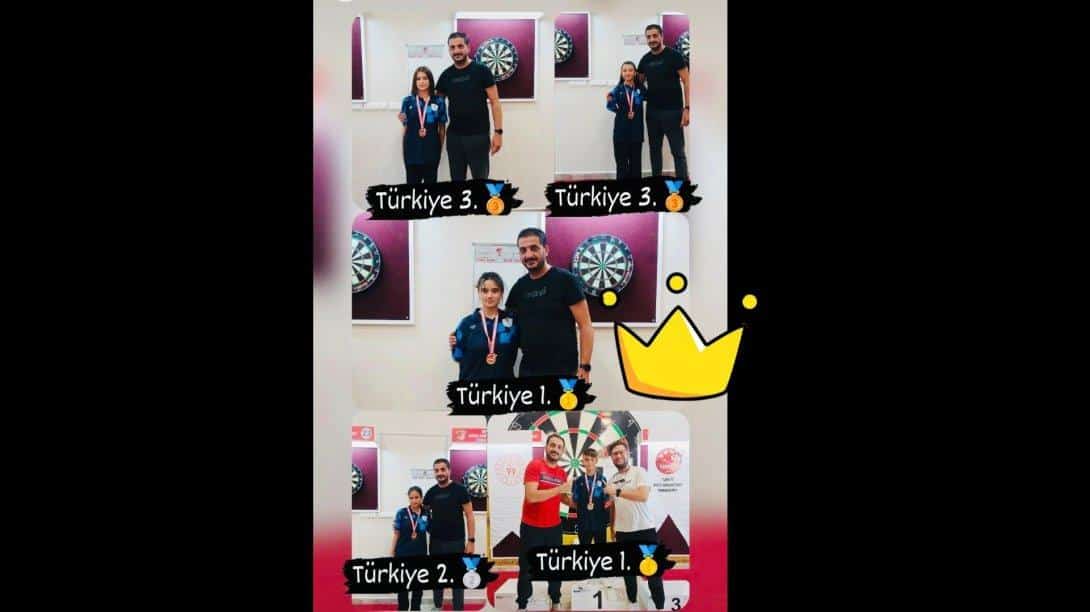 Türkiye Dart Şampiyonasında Gelenek Bozulmadı, Şampiyonların Adresi Yine Aynı; Tekkeköy Ortaokulu