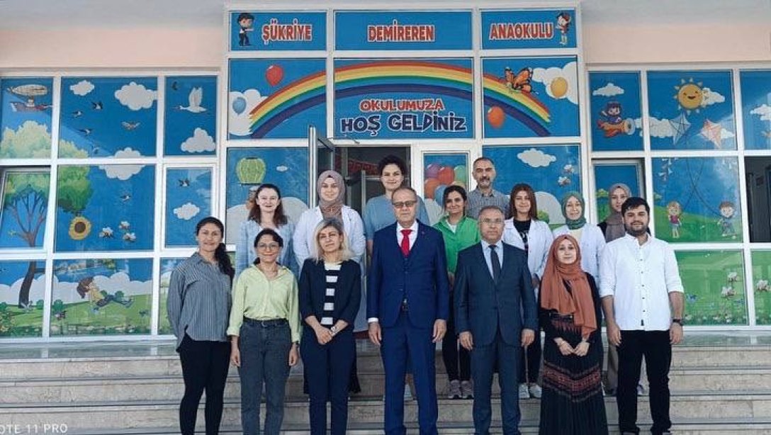 İlçe Milli Eğitim Müdürümüz Sayın Mehmet Çimen Okul Ziyaretleri Kapsamında Şükriye Demireren Anaokulumuzu Ziyaret Etti